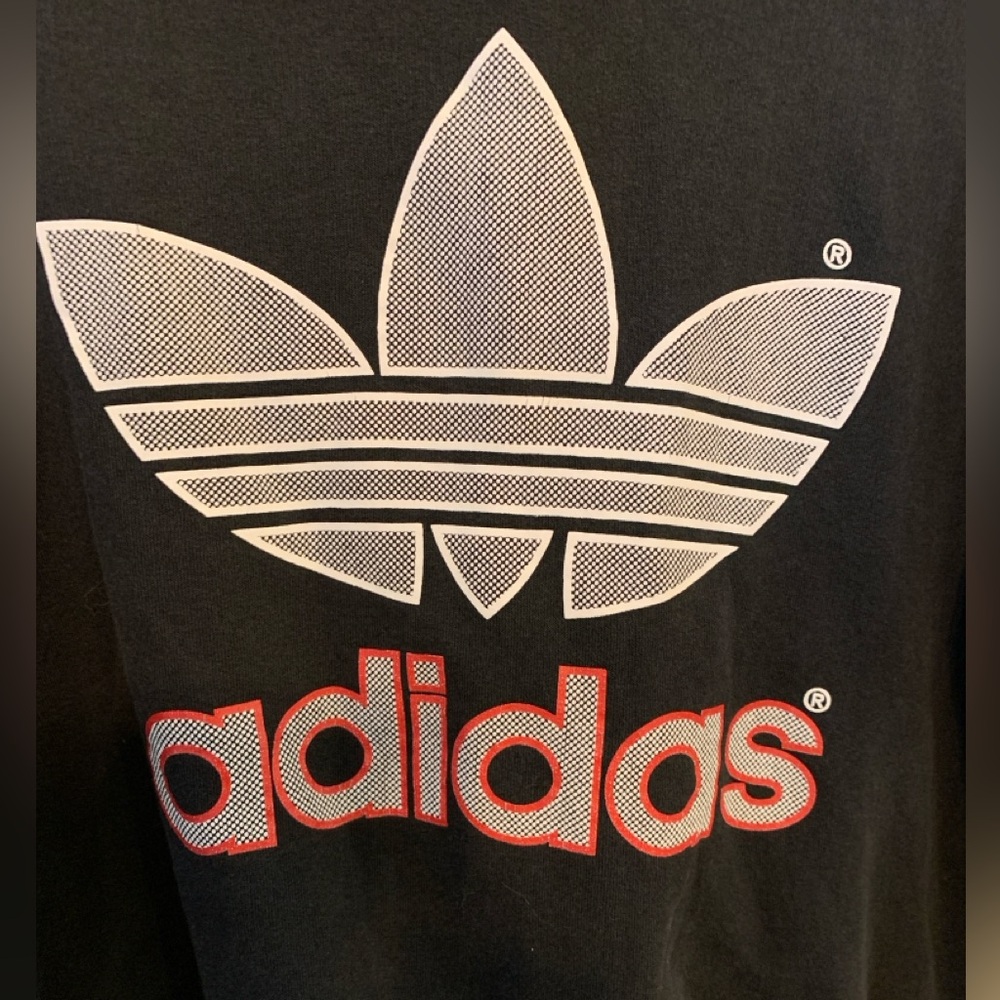 Vintage Adidas Made in Canada Trefoil 3 Stripe Sweatshirt - Picture 4 of 8